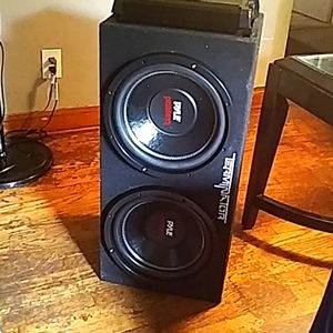 2 12 inch Pyles woofers 1600 a piece 150
